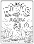 Simple Bible Coloring Book With Jesus