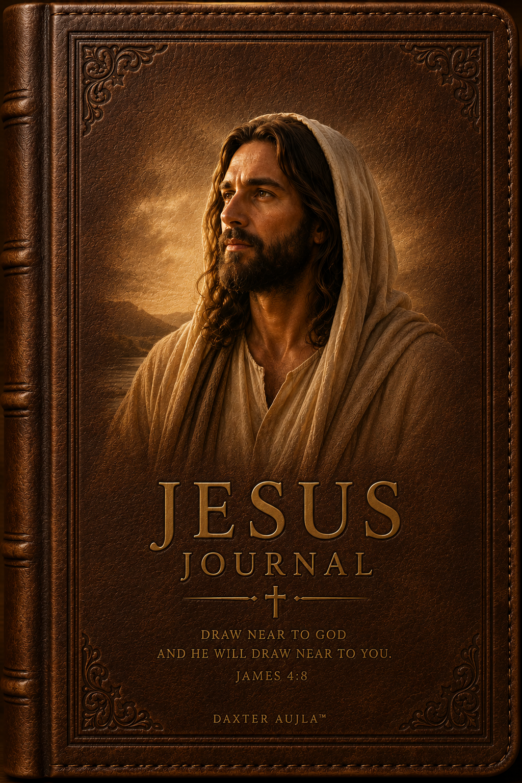 The Leather Look Jesus Journal